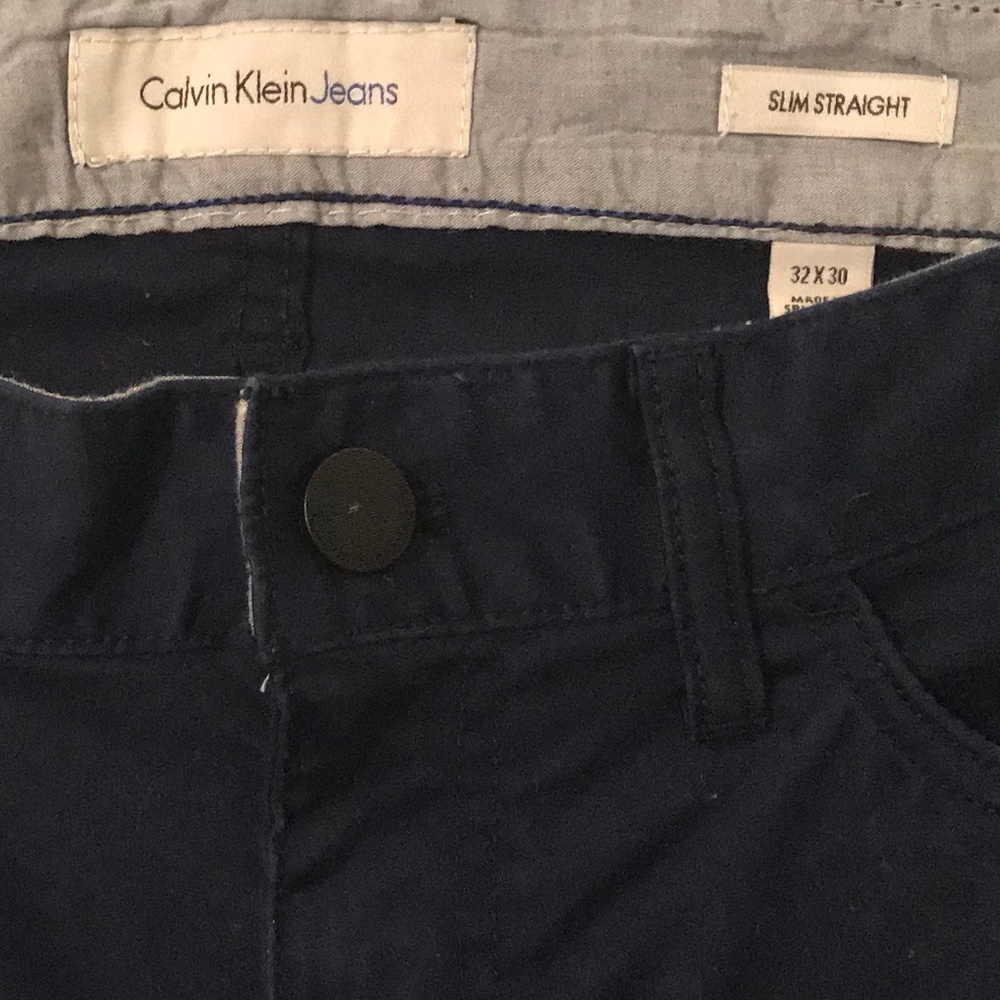 Calvin Klein Navy Trousers